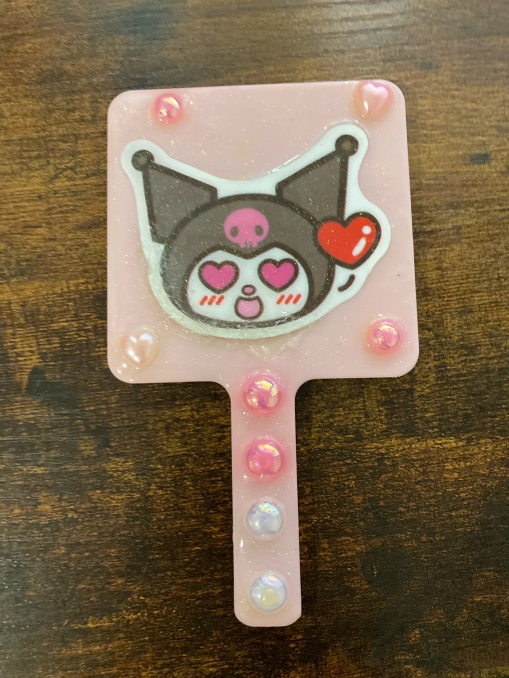 Kids Pink Heart Character Bag Charm - Cute Pink Accessory